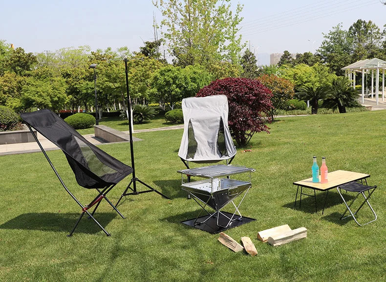 Camping Chair Outdoor Ultralight Folding Moon Chairs Portable Beach Chair Aluminiu Alloy Fishing Chair For Picnic BBQ Beach Rest