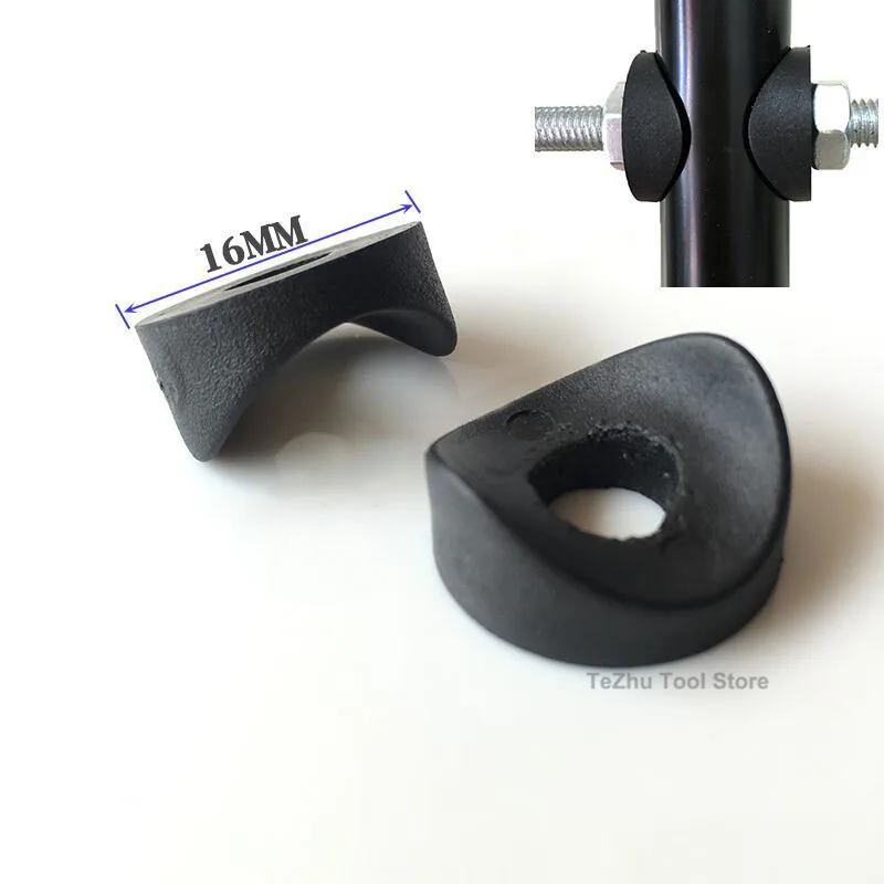 Duckbill Spacer Dia 16/18/19/22/25mm Bore 6/8mm Hollow Joint Round Tube Chair Fastening Washer Piece Plastic Curved Spacer