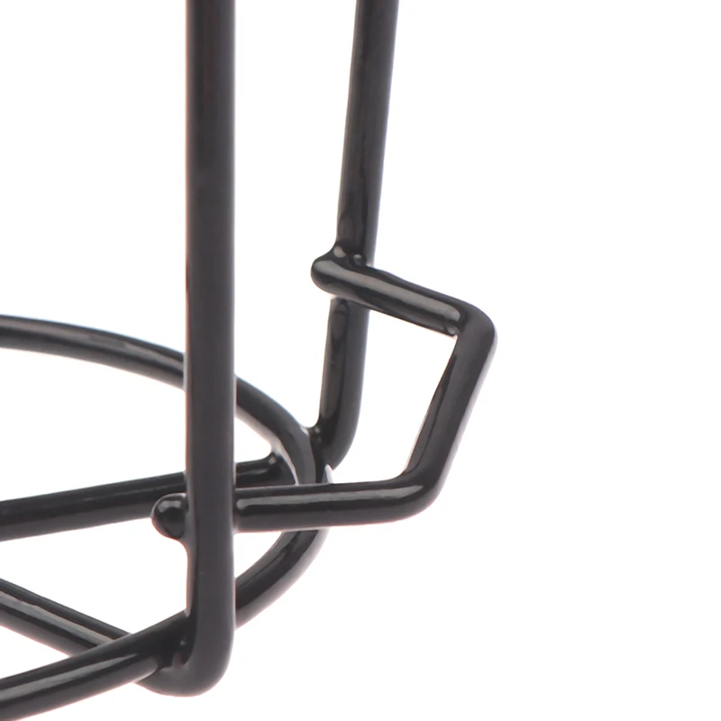 Garden Hanging Plant Iron Racks Balcony Round Flower Pot Rack Railing Fence