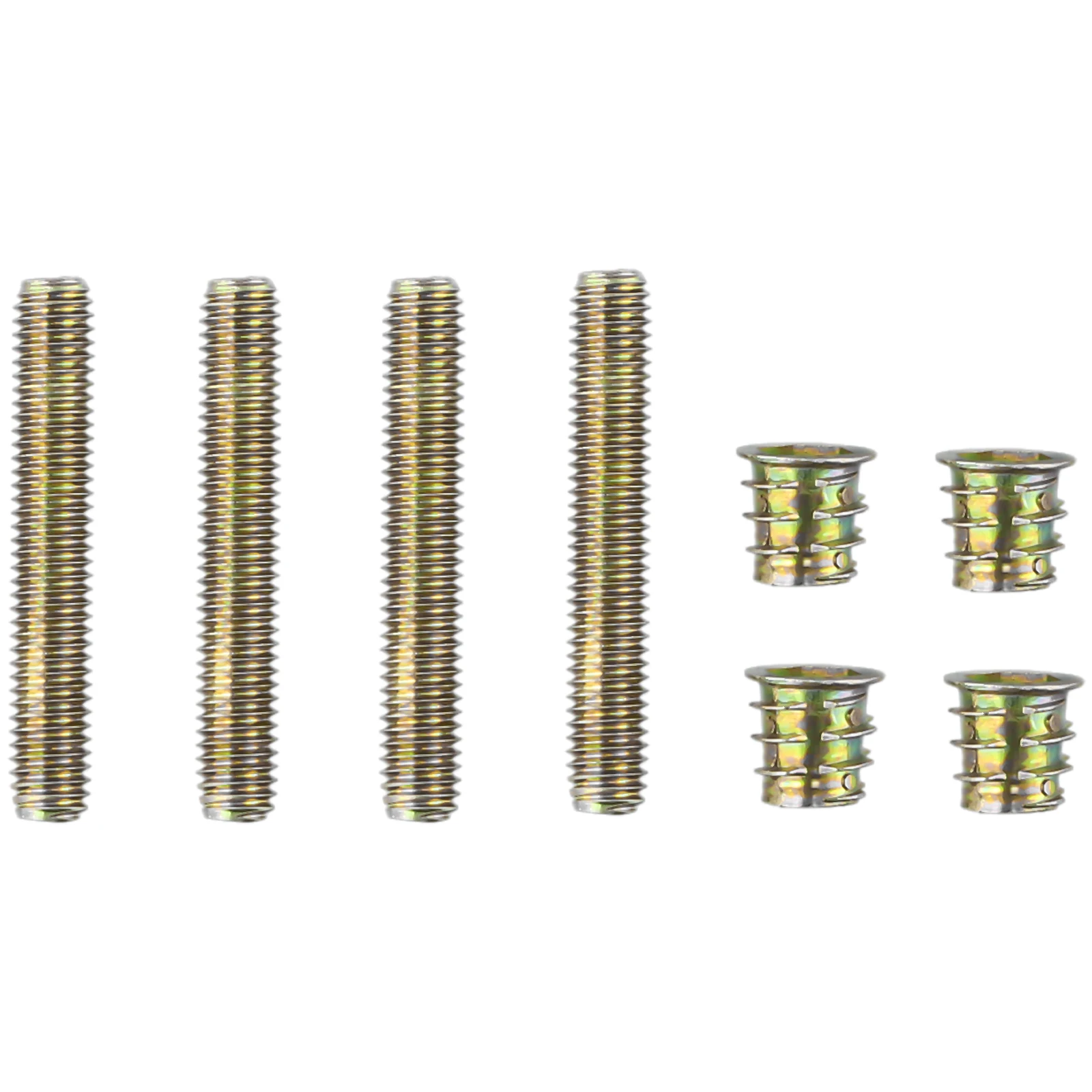 4 Set Metal Leg Fixing Mounting Plates Feet Angled Level Brackets with Dowel Screws Table Sofa Chairs Pads Furniture Hardware