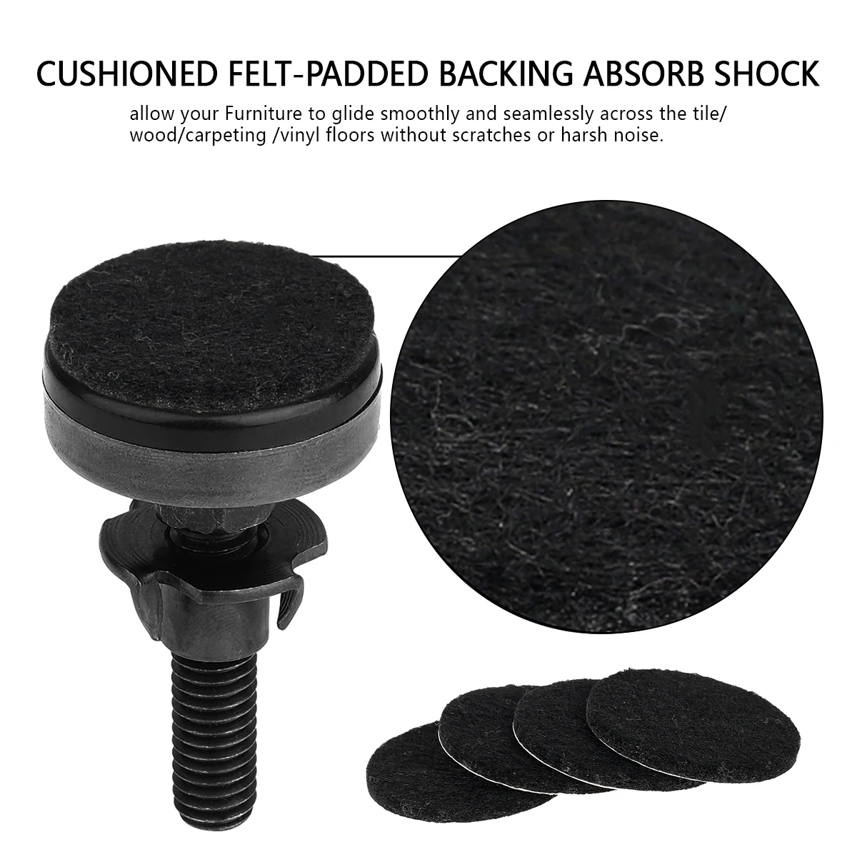 Furniture Adjustable Bolt Chair Feet level Floor Protector leg Pad Base Sofa Cabinet Table Mute damping anti-skid Sofa Raiser