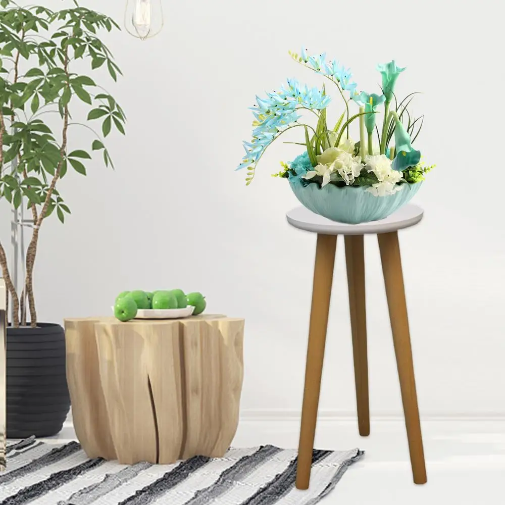 Wooden Plant Stand Plant Table For Succulent Potted For Home Garden Indoor Outdoor Flower Plant Display Plant Holder