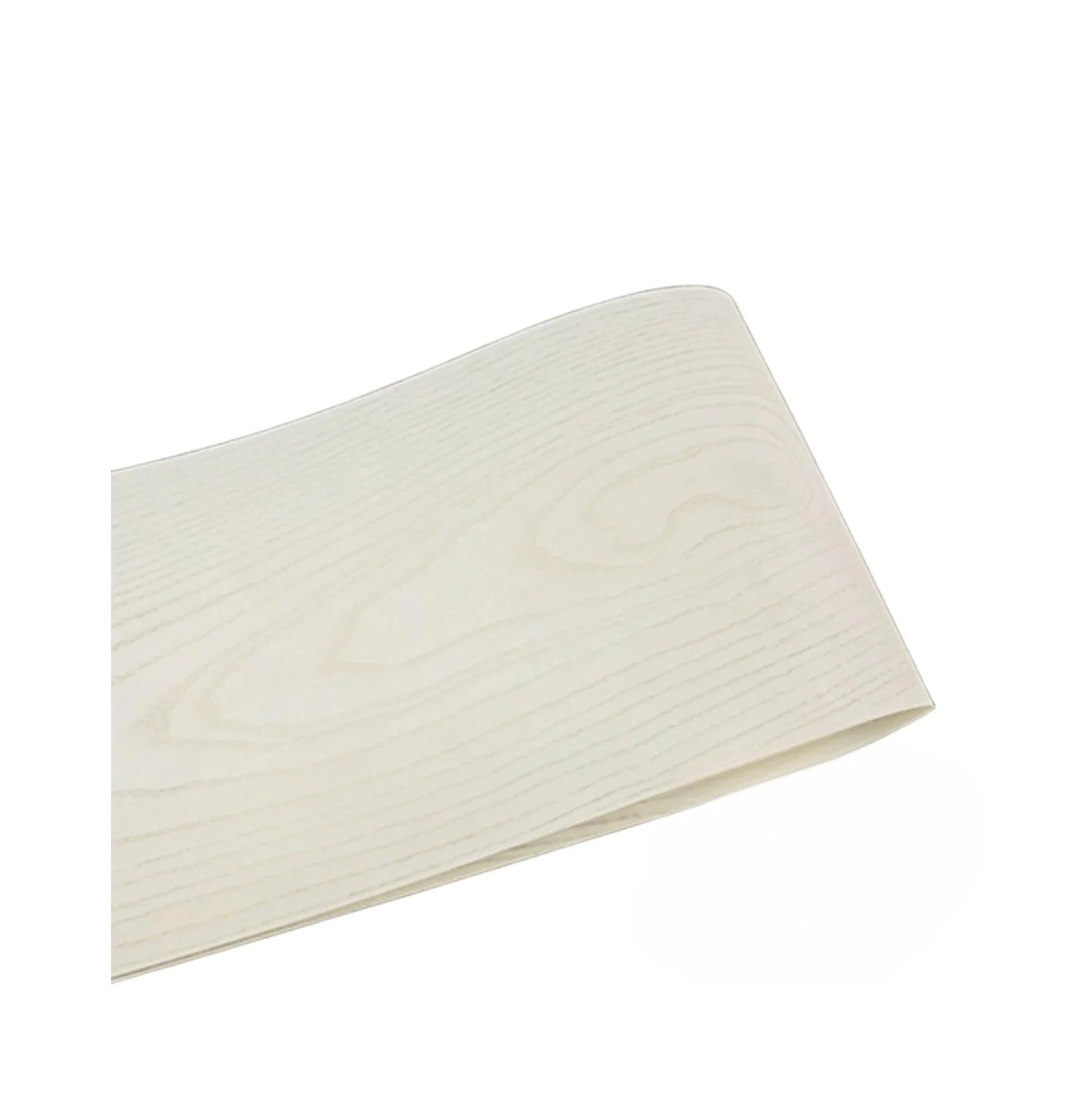 L:2.8meters Width:210mm T:0.3mm Natural White Ash Wood Veneer Sheets Guitar Skateboard Furniture Wooden Doors Decoration