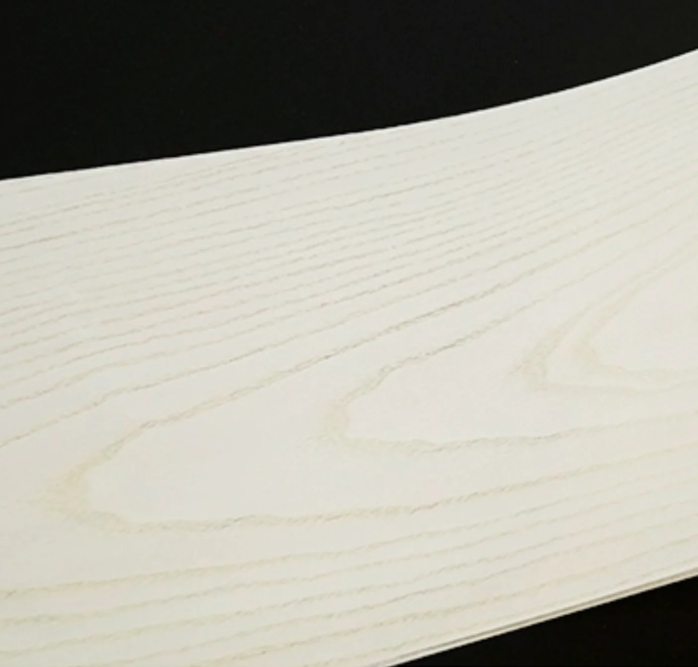 L:2.8meters Width:210mm T:0.3mm Natural White Ash Wood Veneer Sheets Guitar Skateboard Furniture Wooden Doors Decoration