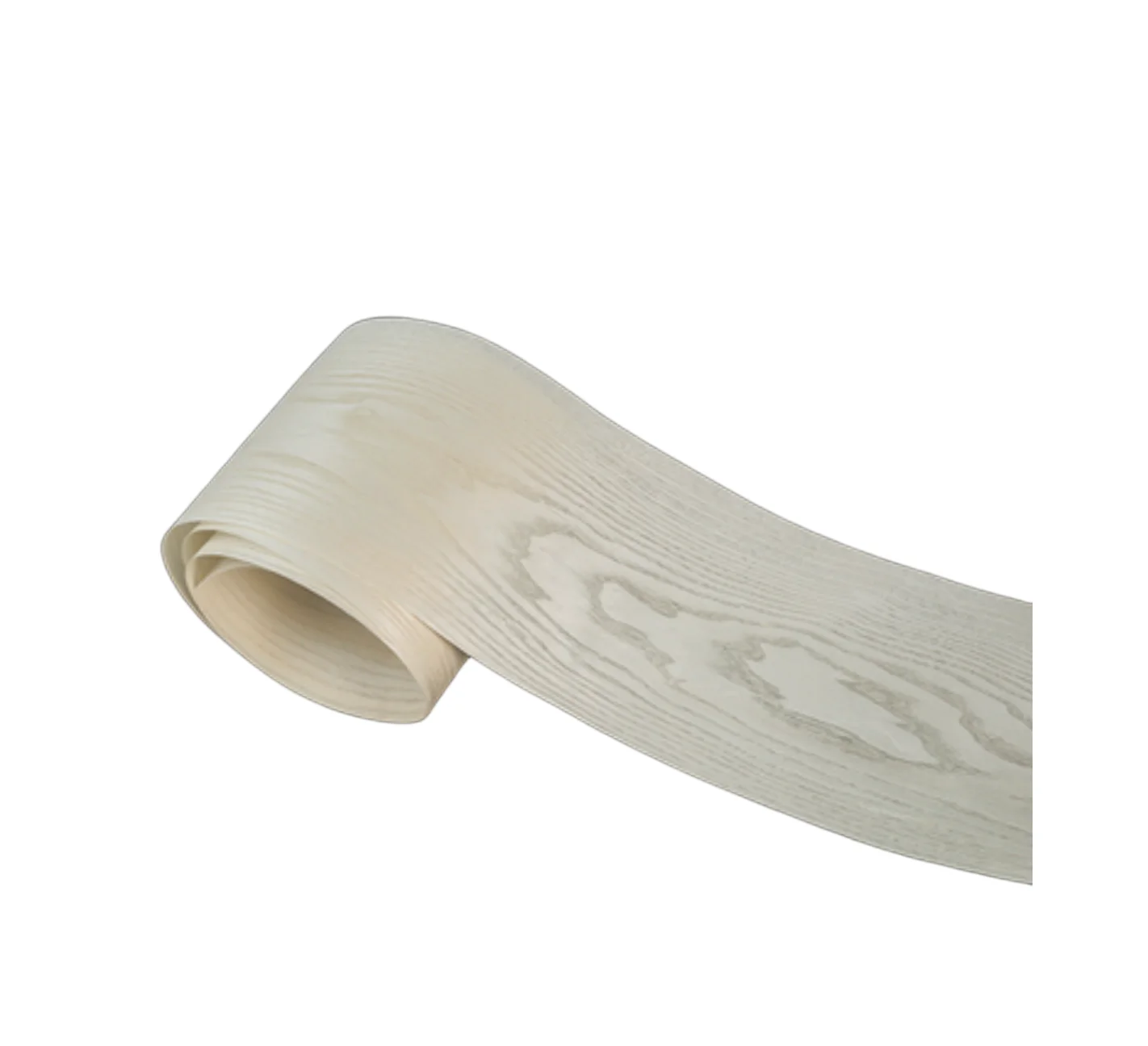 L:2.8meters Width:210mm T:0.3mm Natural White Ash Wood Veneer Sheets Guitar Skateboard Furniture Wooden Doors Decoration