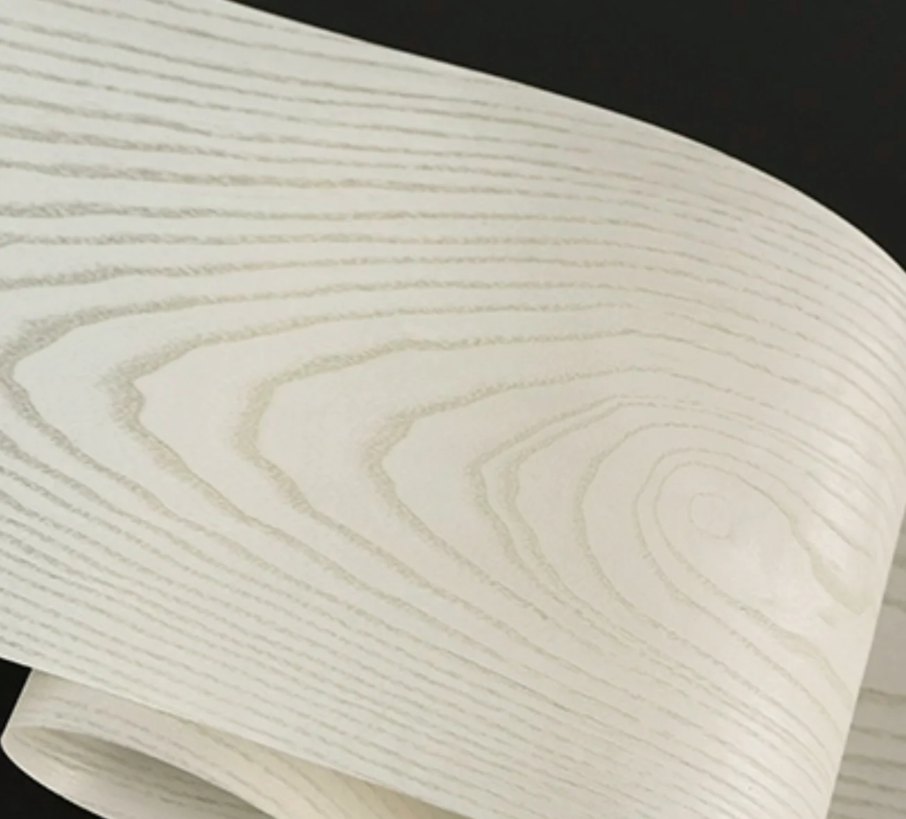 L:2.8meters Width:210mm T:0.3mm Natural White Ash Wood Veneer Sheets Guitar Skateboard Furniture Wooden Doors Decoration