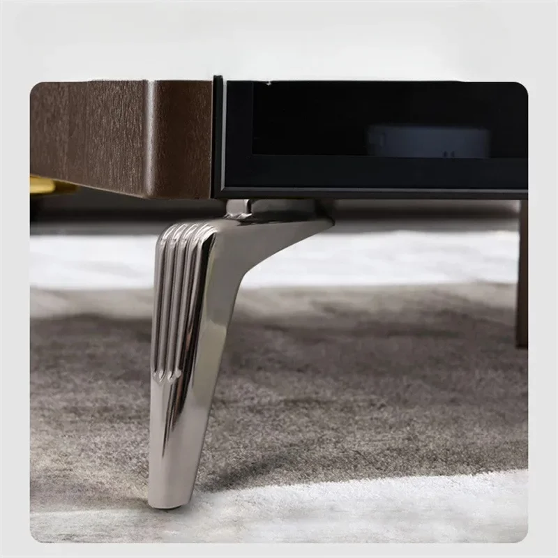 4pcs 15/18cm for Sofa Feet Metal Furniture Legs Black Gold Support Bathroom Cabinet Bed Dresser Coffee Table Legs Replacement