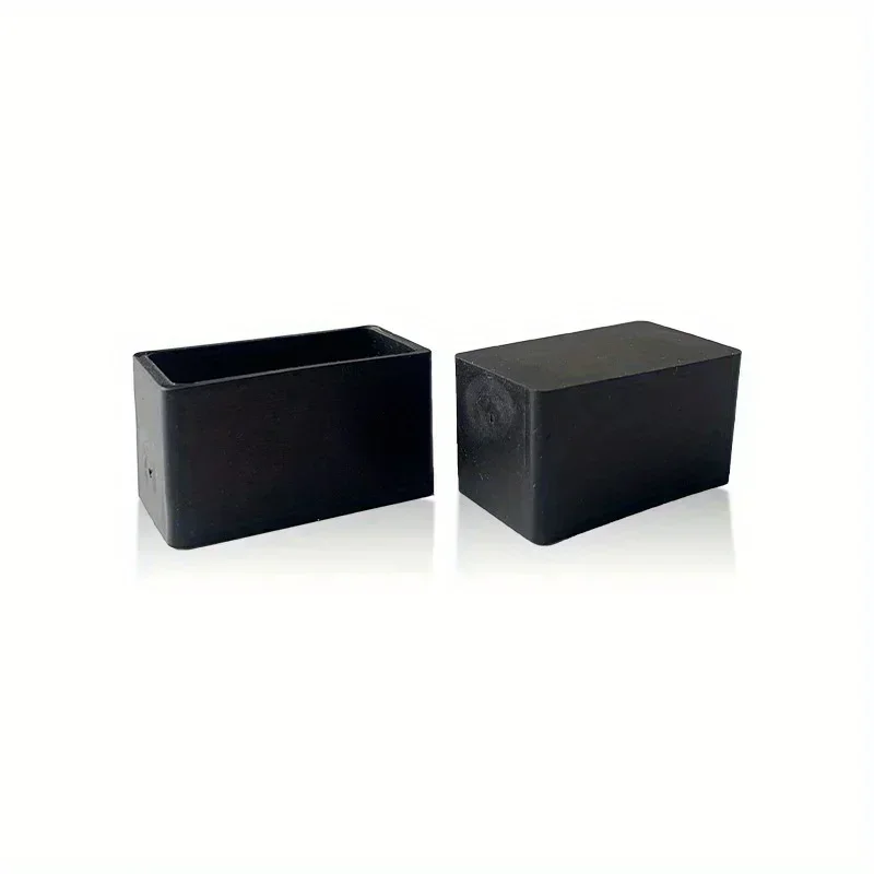20*40mm square tube soft coat Mechanical equipment foot non-slip foot cover pad square tube plug scalp plug