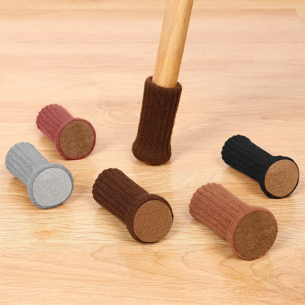 24PCS Chair Leg Socks High Elastic Chair Leg Floor Protectors with Anti-Slip PadsThick Chair Leg Caps Furniture Pads Covers Set