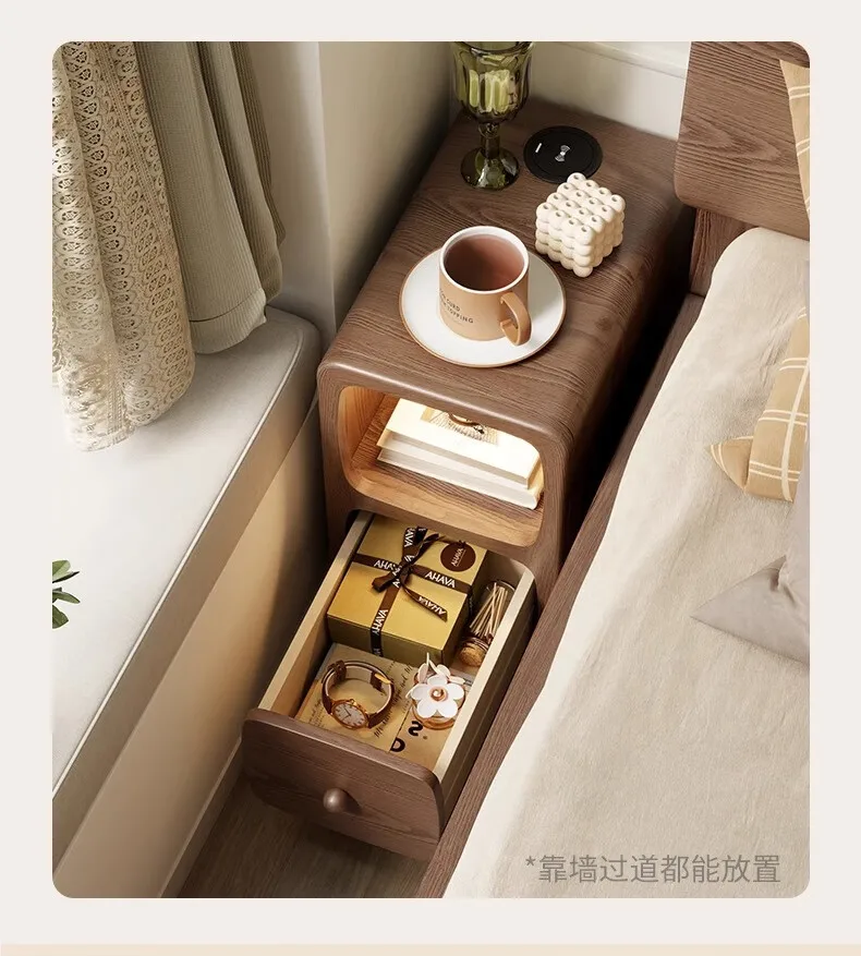 Girl Cute Nightstand Minimalist Woman Space Saving Luxury Bedside Table Modern Decoration Mesitas De Noche Furniture Bedroom