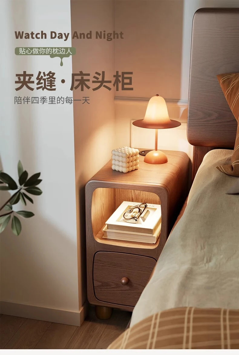 Girl Cute Nightstand Minimalist Woman Space Saving Luxury Bedside Table Modern Decoration Mesitas De Noche Furniture Bedroom
