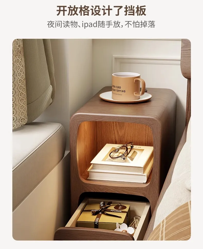 Girl Cute Nightstand Minimalist Woman Space Saving Luxury Bedside Table Modern Decoration Mesitas De Noche Furniture Bedroom