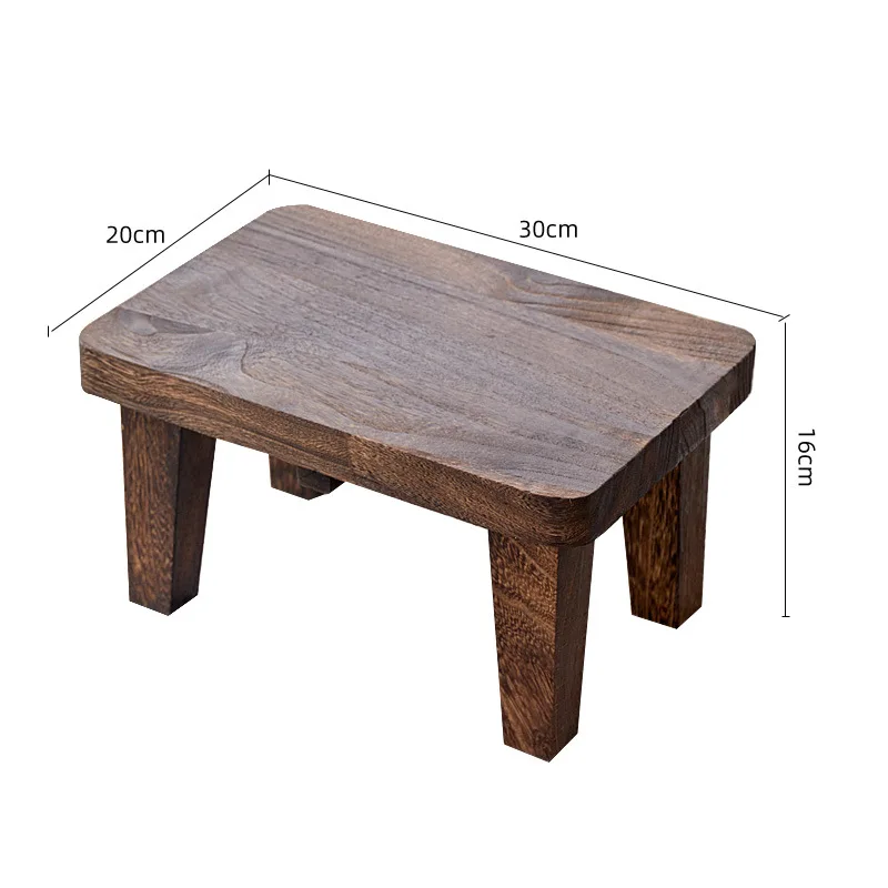 Household Living Room Stool Japanese Style Small Stools Adult Shoe Changing Stool Modern Minimalism Wooden Ottoman 가구