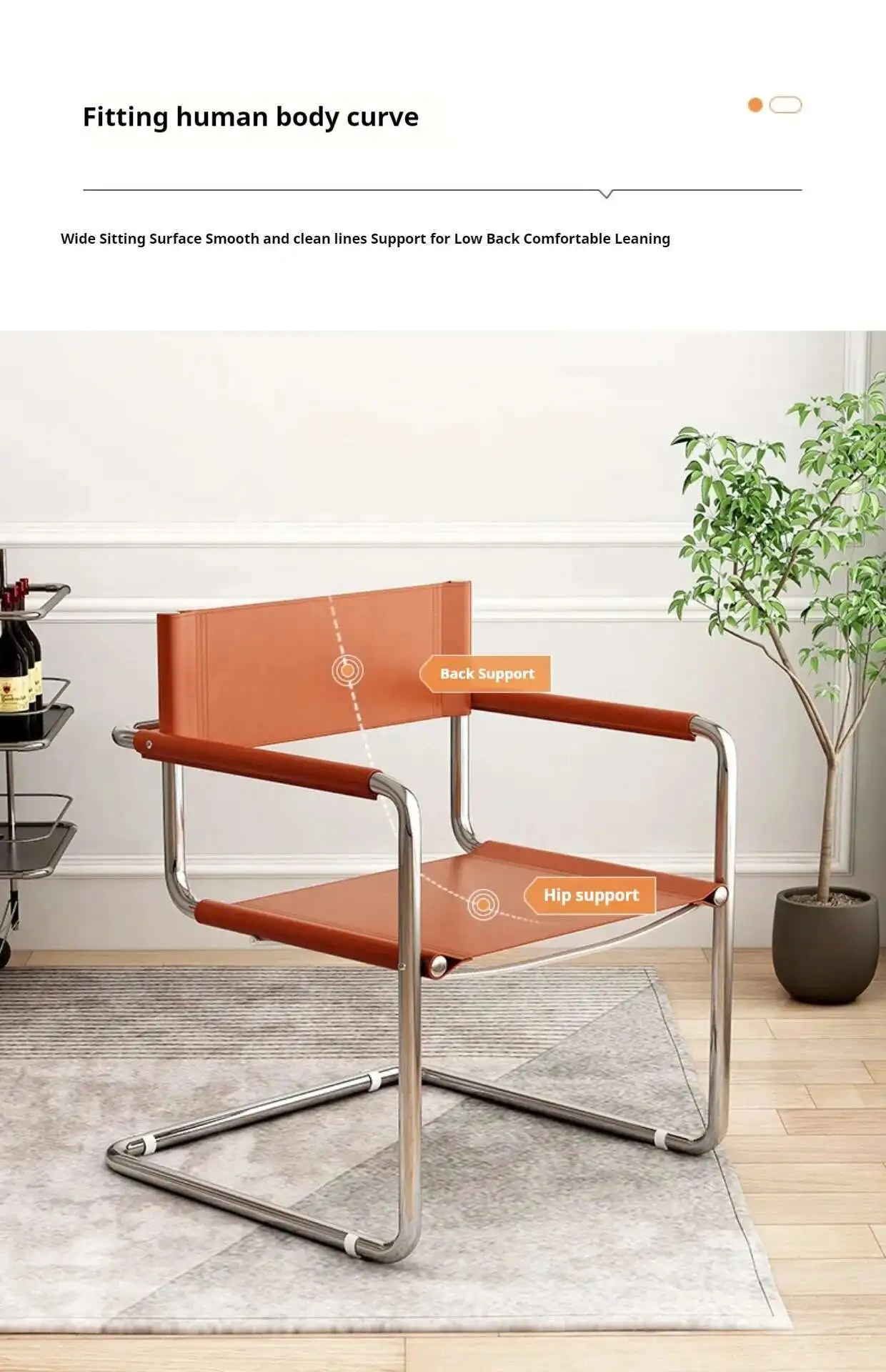 Black Dinning Chairs Stainless Steel Black Metal Balcony Bedroom CasualChair Leather Lounge Silla De Comedor Library Furniture