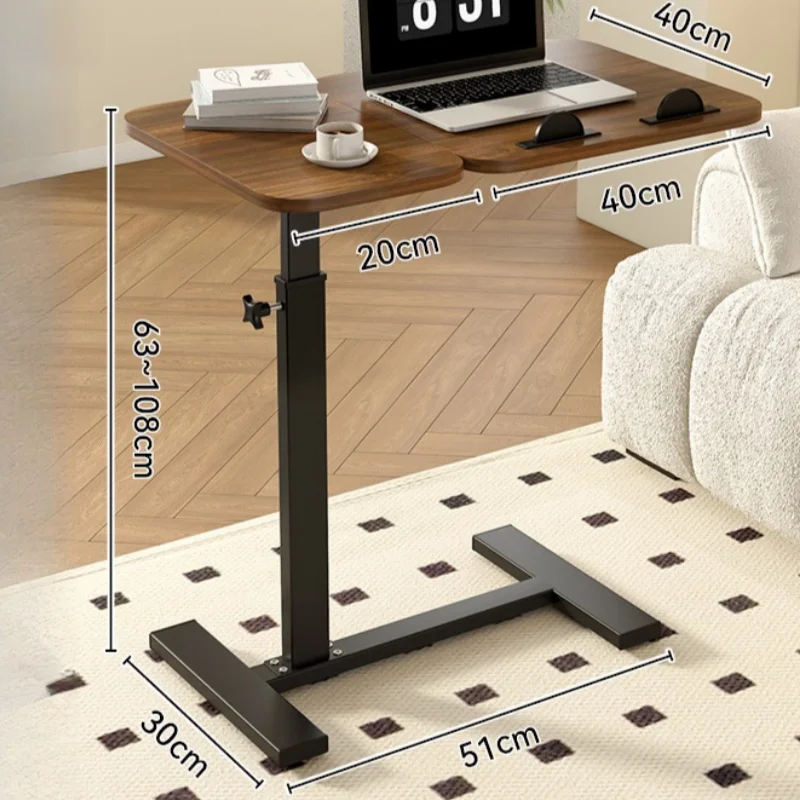 Simple Mobile Laptop Table Rotating Sitting Table Portable Height Adjustable Sofa Side Table Multifunction Practical  Arrival