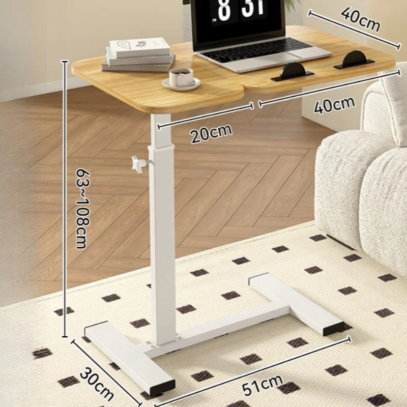 Simple Mobile Laptop Table Rotating Sitting Table Portable Height Adjustable Sofa Side Table Multifunction Practical  Arrival