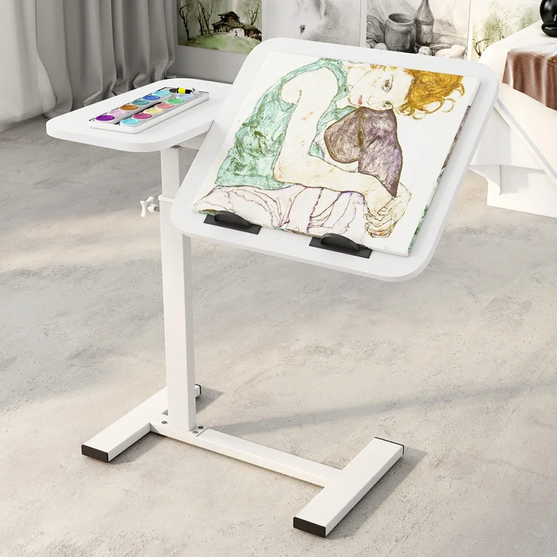 Simple Mobile Laptop Table Rotating Sitting Table Portable Height Adjustable Sofa Side Table Multifunction Practical  Arrival