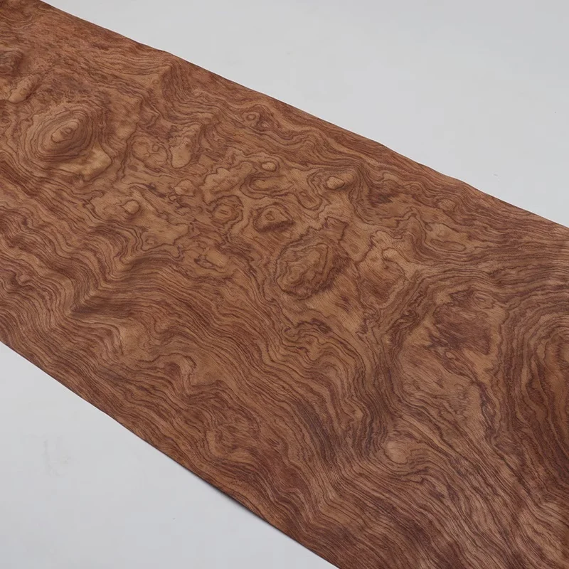 Natural Rosewood Veneer with Ghost Face Grain for Furniture Wall Paneling & Speaker Decoration | Thin Cut, Real Wood Texture