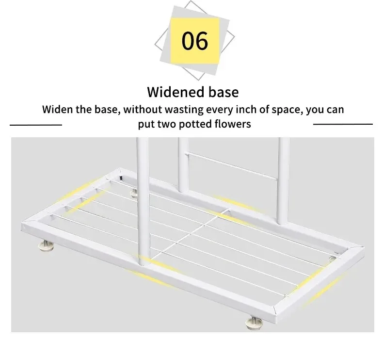 Iron Plant Stand Flower Shelves Pots Display Tray Stand for Flowers Plant Pot Holder Home Balcony Garden Decoration Organizer