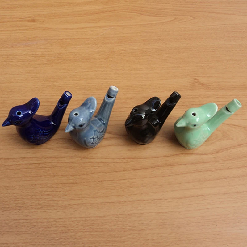 Ceramic Bird Whistle Musical Instrument Musical Toy for Kid Early Learning Educational Children Gift Toy