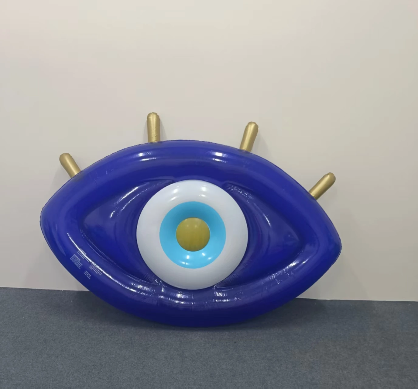 Giant Inflatable Eyeball Pool Floating Row Float Lie on Greek Eye Floating Mattress Pool Lounge for Beach Floaty Summer Fun Toys