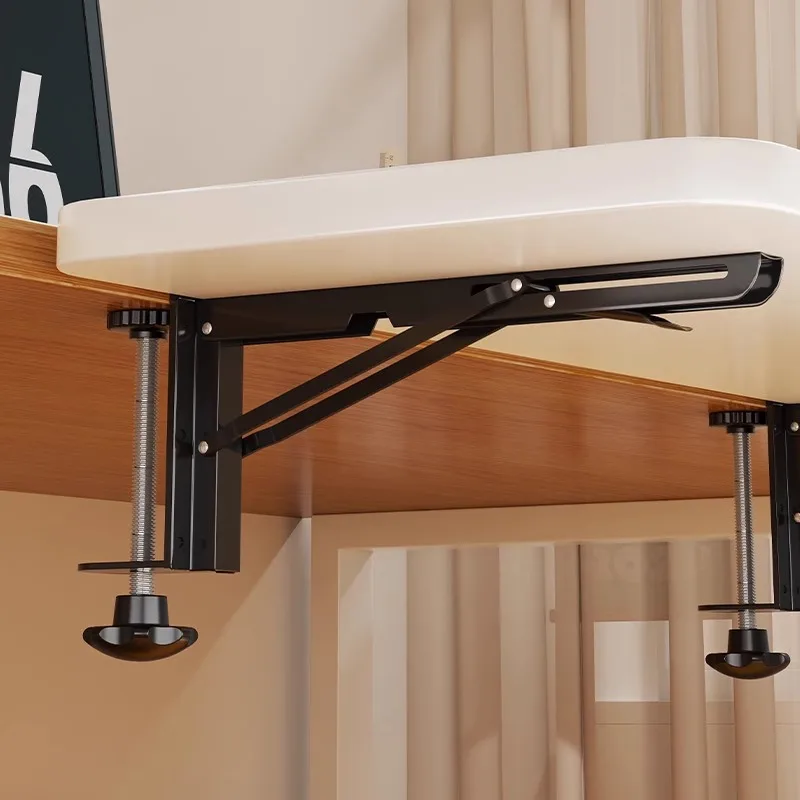 Desk Extender Shelf Board Home Office Foldable Multifunctional Extension Attachment 50x20cm Sturdy Support widening Board