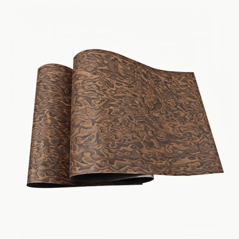 ALPI New Burl Wood Veneer Sheets Artistic Wood Patterns for Furniture Cabinet Doors Interiors Panel L: 2.5Meterx58cm T:0.3/0.5mm