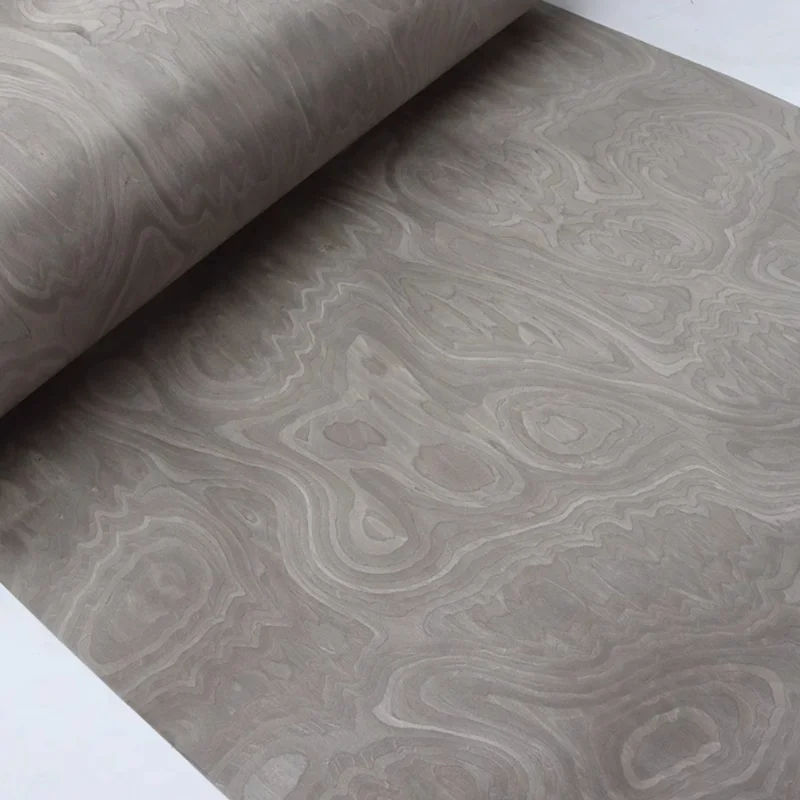 ALPI New Burl Wood Veneer Sheets Artistic Wood Patterns for Furniture Cabinet Doors Interiors Panel L: 2.5Meterx58cm T:0.3/0.5mm