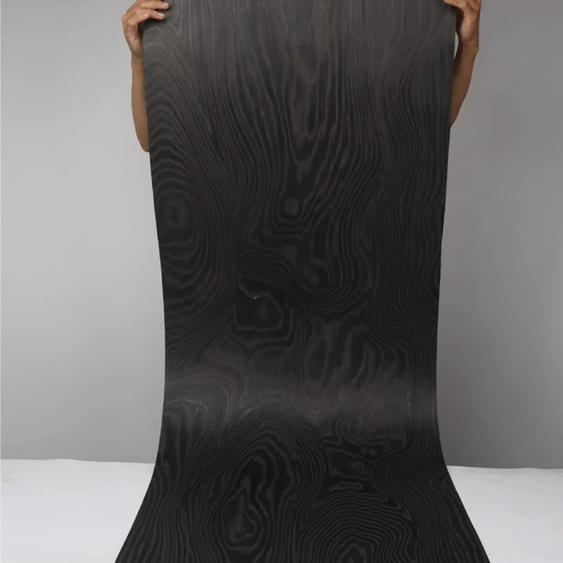 ALPI New Burl Wood Veneer Sheets Artistic Wood Patterns for Furniture Cabinet Doors Interiors Panel L: 2.5Meterx58cm T:0.3/0.5mm