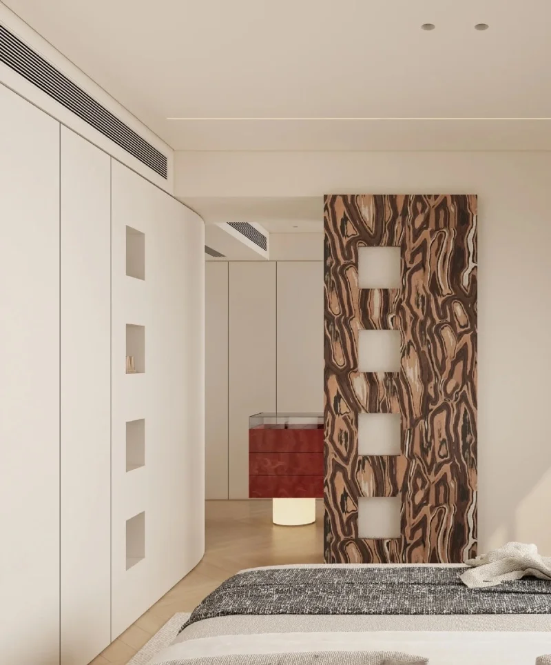 ALPI New Burl Wood Veneer Sheets Artistic Wood Patterns for Furniture Cabinet Doors Interiors Panel L: 2.5Meterx58cm T:0.3/0.5mm