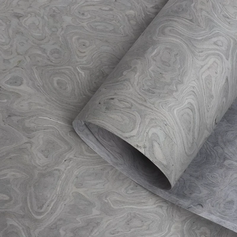 ALPI New Burl Wood Veneer Sheets Artistic Wood Patterns for Furniture Cabinet Doors Interiors Panel L: 2.5Meterx58cm T:0.3/0.5mm