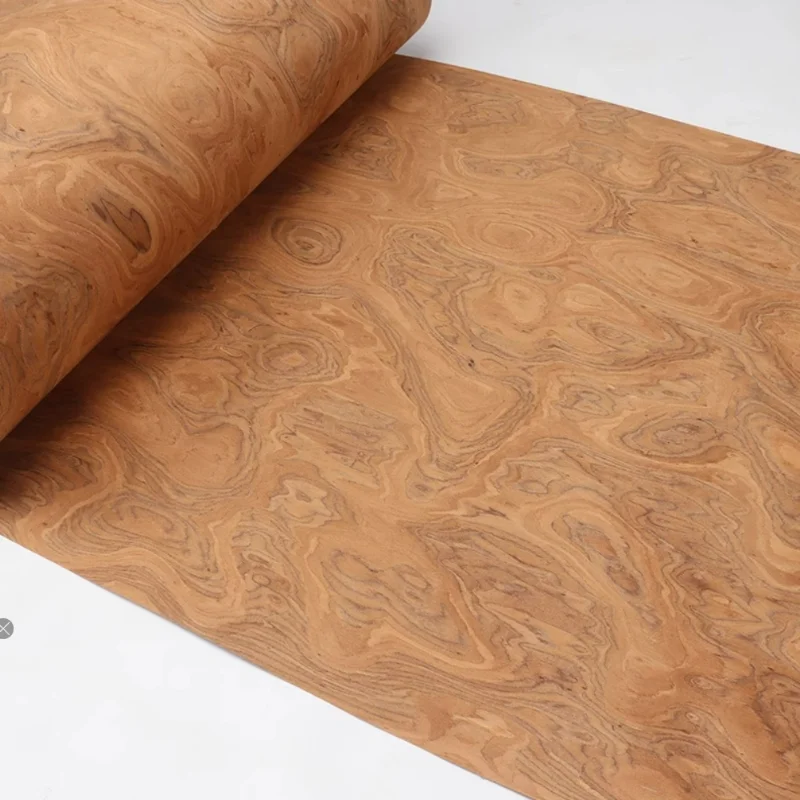 ALPI New Burl Wood Veneer Sheets Artistic Wood Patterns for Furniture Cabinet Doors Interiors Panel L: 2.5Meterx58cm T:0.3/0.5mm