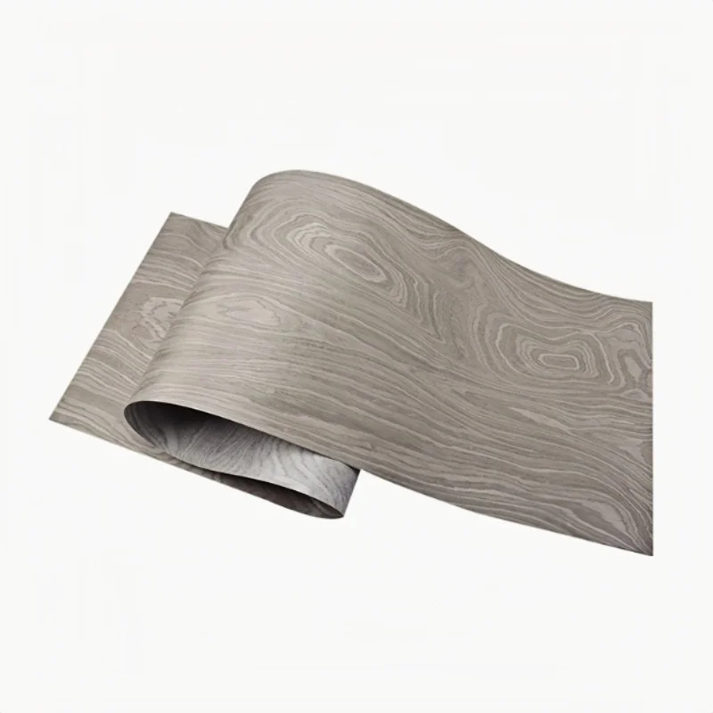 ALPI New Burl Wood Veneer Sheets Artistic Wood Patterns for Furniture Cabinet Doors Interiors Panel L: 2.5Meterx58cm T:0.3/0.5mm