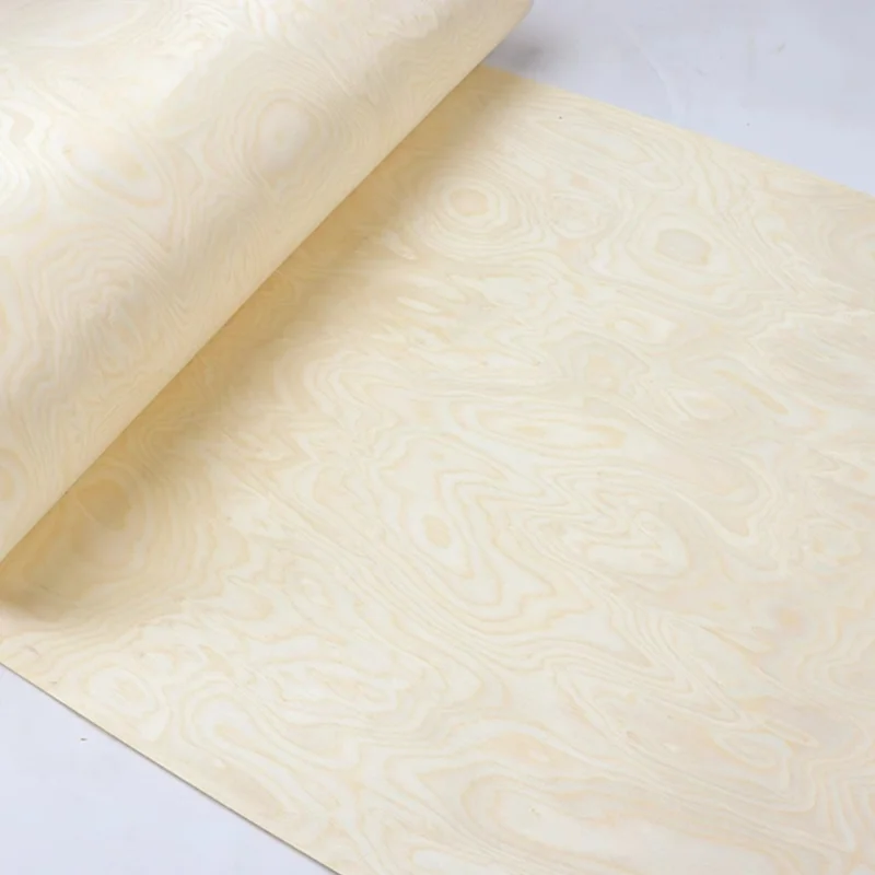 ALPI New Burl Wood Veneer Sheets Artistic Wood Patterns for Furniture Cabinet Doors Interiors Panel L: 2.5Meterx58cm T:0.3/0.5mm