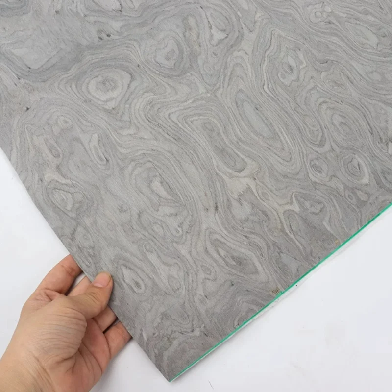 ALPI New Burl Wood Veneer Sheets Artistic Wood Patterns for Furniture Cabinet Doors Interiors Panel L: 2.5Meterx58cm T:0.3/0.5mm