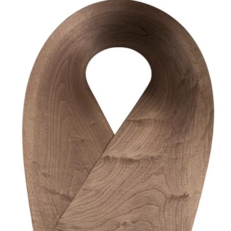 Natural Black Walnut Wood Veneer Sheets L: 2.5metersx150x0.5mm for Furniture Speaker Decor Panels Solid Wood Veneer