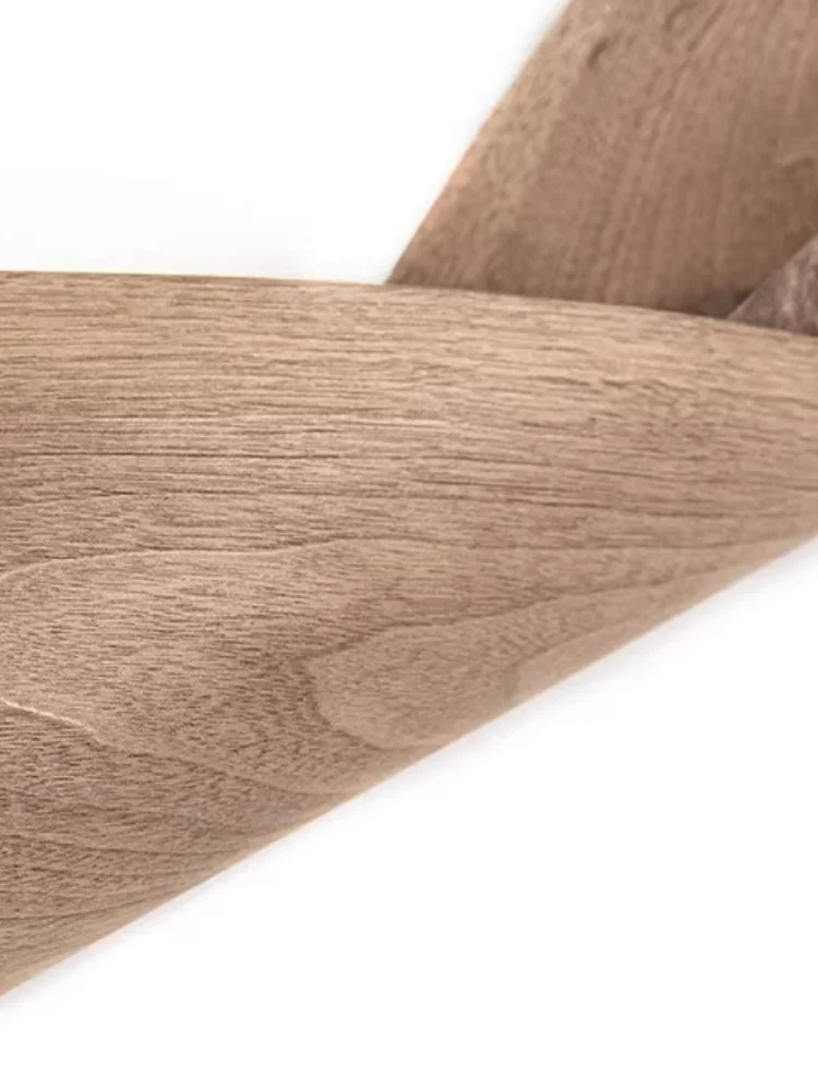 Natural Black Walnut Wood Veneer Sheets L: 2.5metersx150x0.5mm for Furniture Speaker Decor Panels Solid Wood Veneer