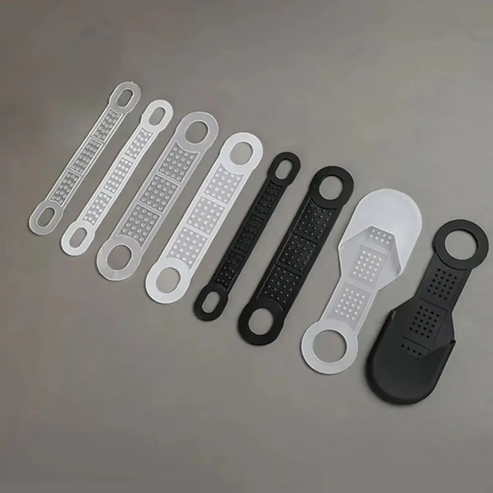 100Pcs Clothing Hanging Accessories Clothes Hanger Anti-slip Pad Pad Mat Windproof Hanger Strip Transparent Elastic
