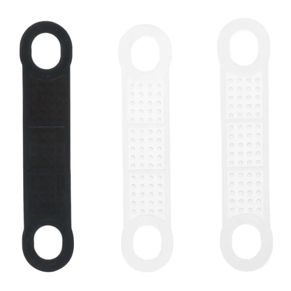 100Pcs Clothing Hanging Accessories Clothes Hanger Anti-slip Pad Pad Mat Windproof Hanger Strip Transparent Elastic