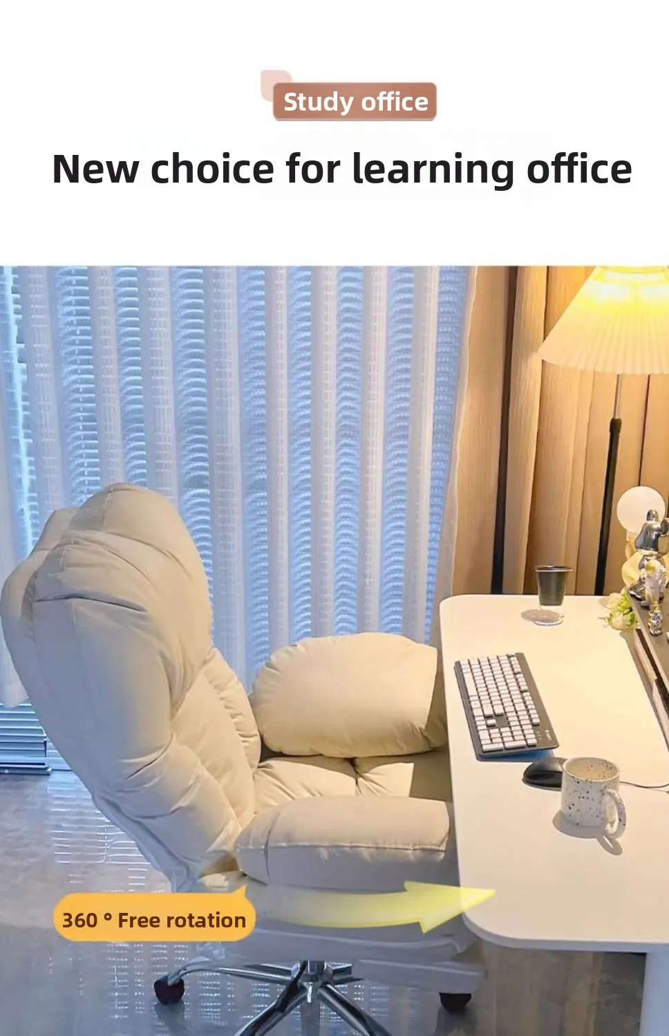 Restaurant Furniture Computer Chair Lazy Sofa, Chair Home Comfortable, Sedentary Study Backrest Bedroom Office Chair Living Room
