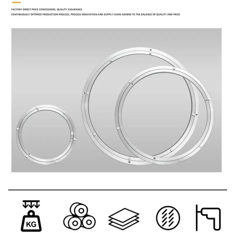 14-100CM Diameter Aluminium Alloy Spinning Lazy Susan Organizer Turntable Hardware for Table