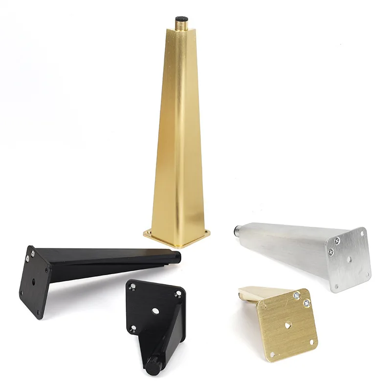 Aluminum Alloy Furniture Hardware Legs Adjustable Anti-rust Bathroom Cabinet Feet Sofa Coffee Table TV Cabinet Support Feet