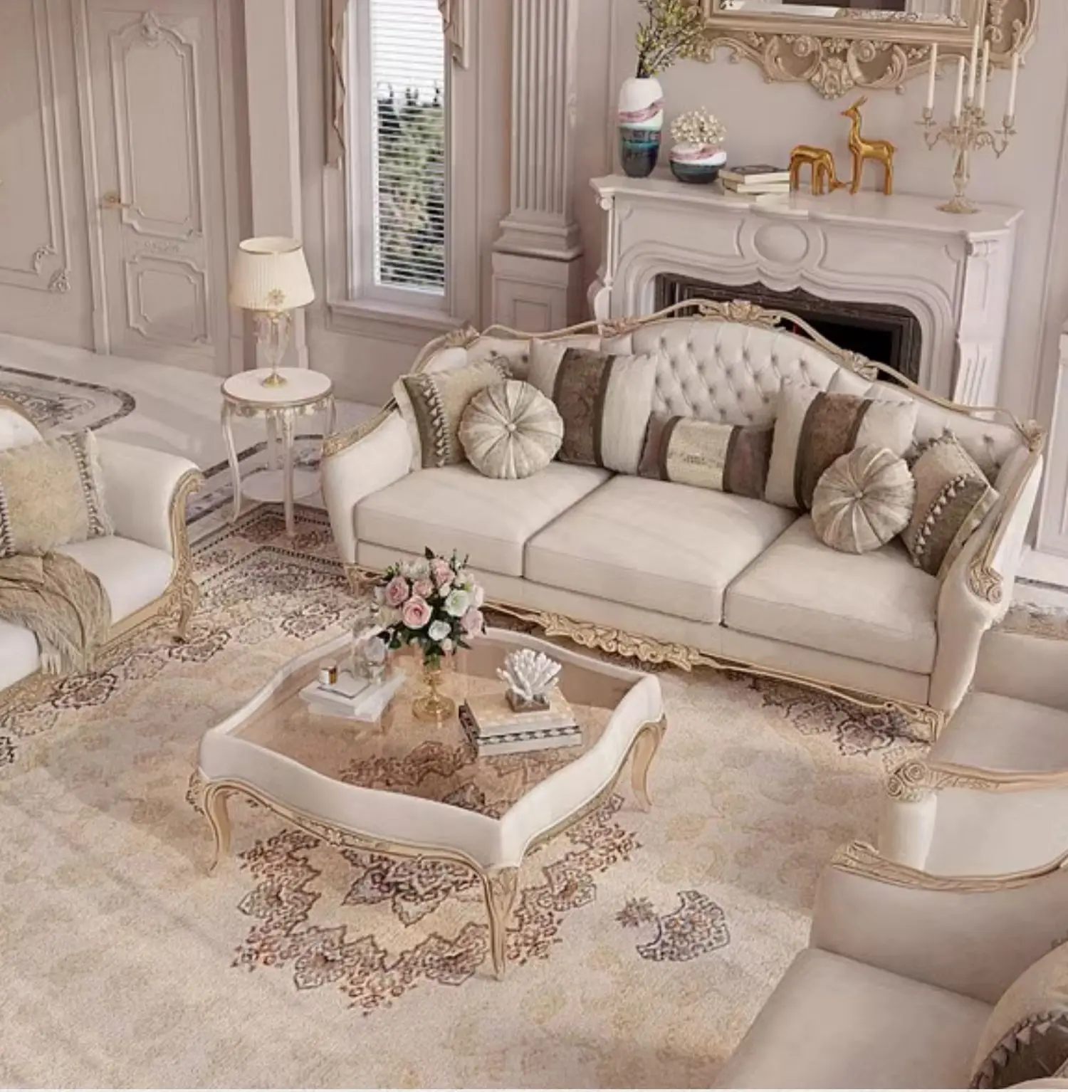 Europe Designer Sofa Chair Unique Wood Modern Recliner Living Room Sofas Love Seat White Cushion Sofas Para El Hogar Furniture