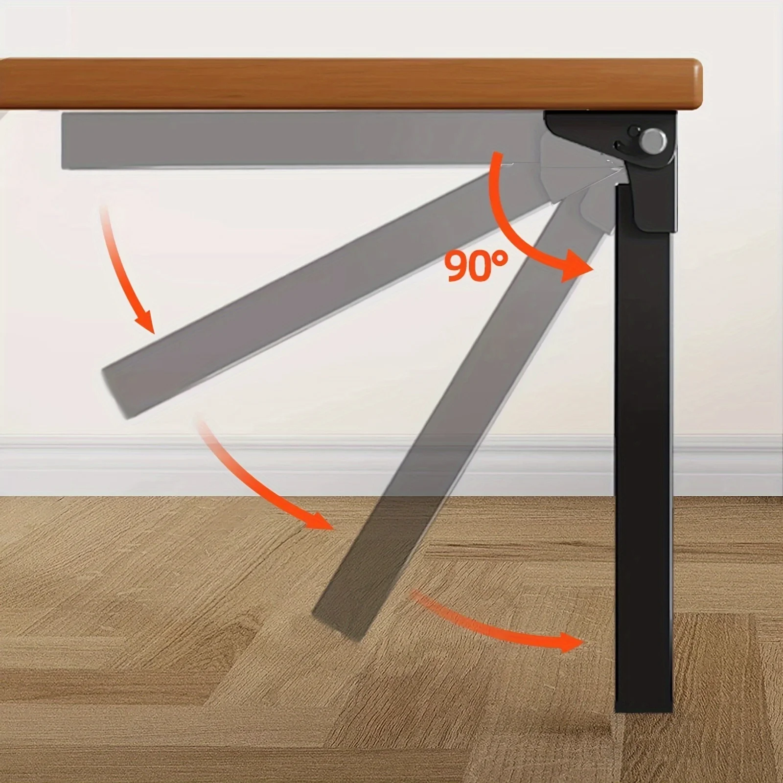 4pcs Size selectable Heavy Duty Metal Folding Table Legs - Versatile Replacement for Laptop, Coffee & Camping Tables