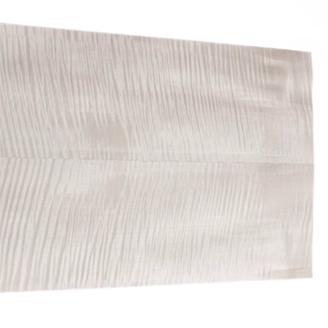 Size:510x350mm Thick:0.5mm Natural Bleached Maple Figured Wood Veneer Guitar face material DIY Guitar specific size veneer