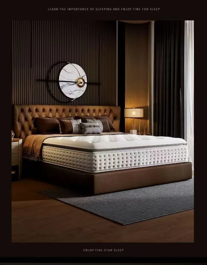 Luxury Mattress Bed 5 Star Hotel 11" Individually Wrapped Inner Spring Latex Mattress King Size Bed Mattress