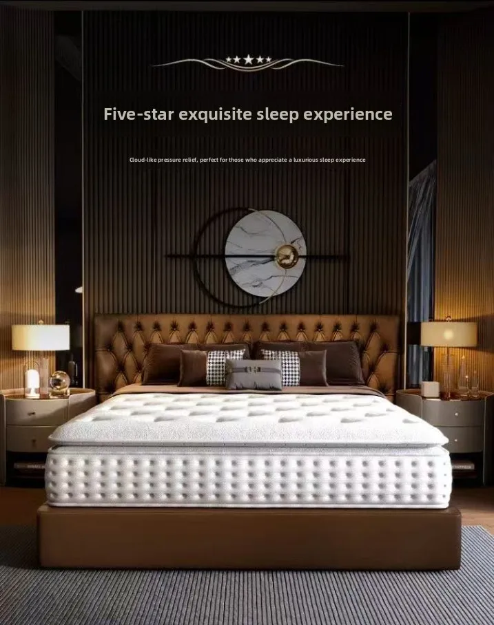 Luxury Mattress Bed 5 Star Hotel 11" Individually Wrapped Inner Spring Latex Mattress King Size Bed Mattress