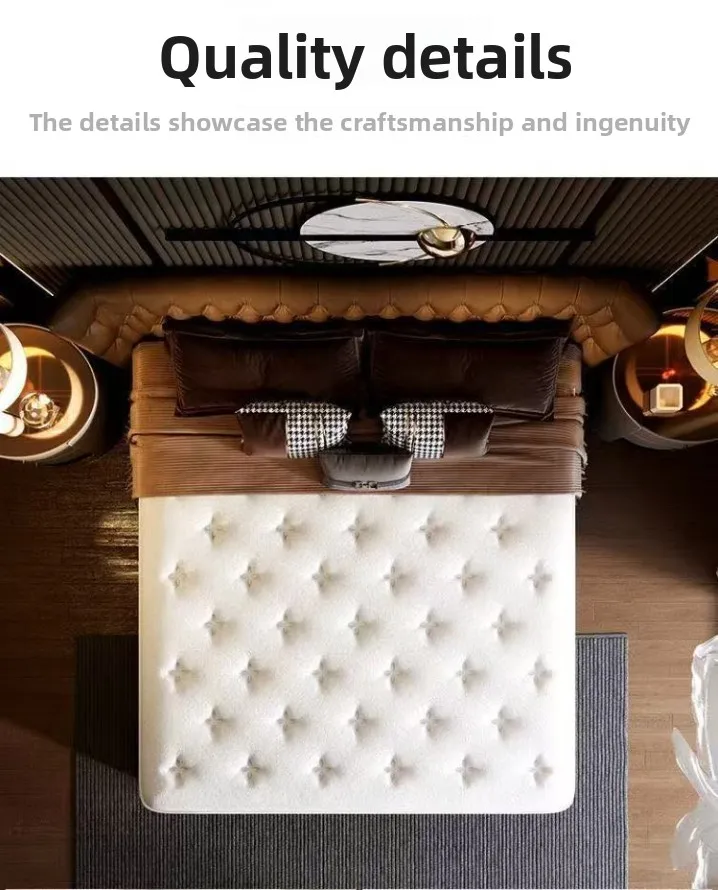 Luxury Mattress Bed 5 Star Hotel 11" Individually Wrapped Inner Spring Latex Mattress King Size Bed Mattress
