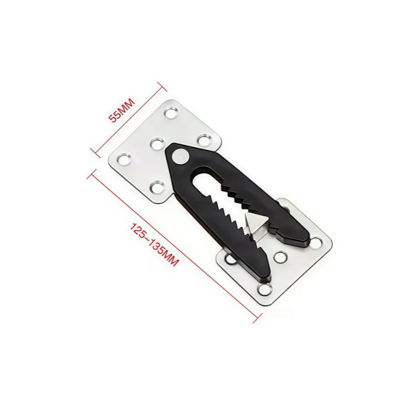 1/4pcs Sectional Sofa Seat Connector Alligator Clip Furniture Joint Snap Couch Tension Clamps Hardware Bracket