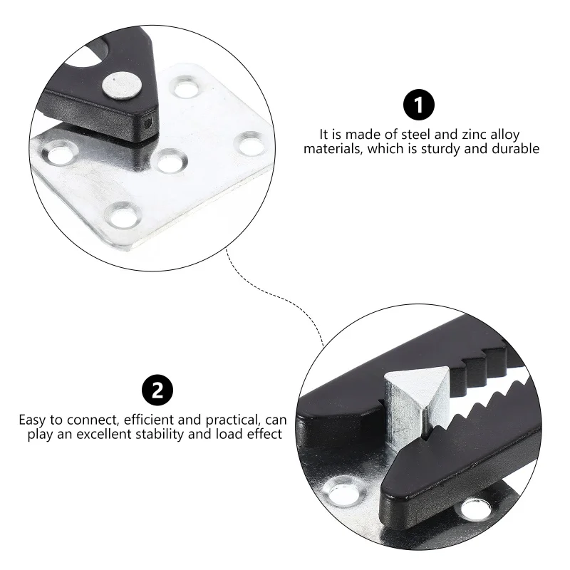 1/4pcs Sectional Sofa Seat Connector Alligator Clip Furniture Joint Snap Couch Tension Clamps Hardware Bracket